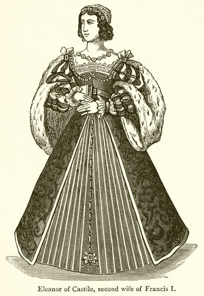 Eleanor von Kastilien, zweite Ehefrau von Franz I. von English School