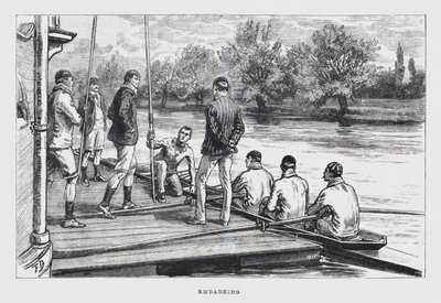 Einschiffung (Gravur) von English School