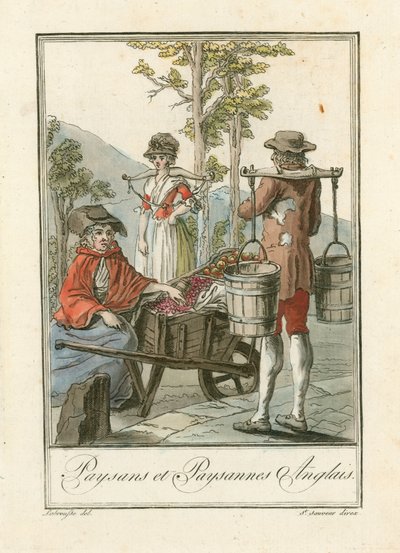 Englische Bauern von English School