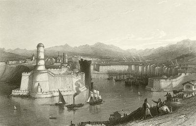 Eingang zum Hafen von Marseille von English School