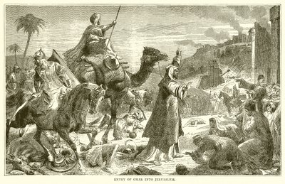 Einzug von Omar in Jerusalem von English School