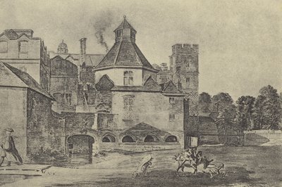 Eton College Küche, um 1780 (Gravur) von English School