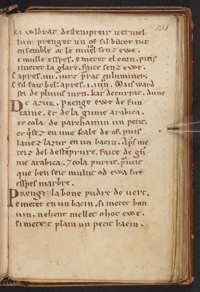 Auszüge aus Henry of Huntingdons Historia Anglorum, Cotton MS Titus D XXIV, f.131r von English School