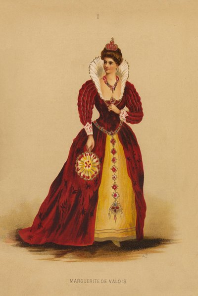 Kostüme für Maskenbälle: Marguerite De Valois von English School