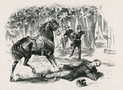 Tödlicher Unfall von Sir Robert Peel, Constitution Hill von English School