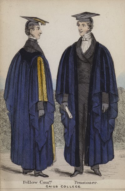 Fellow Commoner, Pensionär, Gaius College von English School