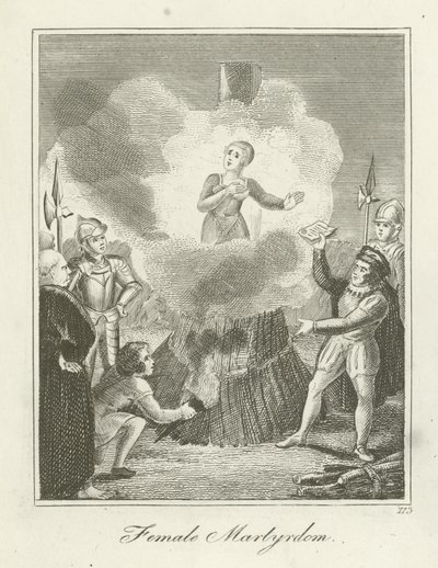 Weibliches Martyrium von English School