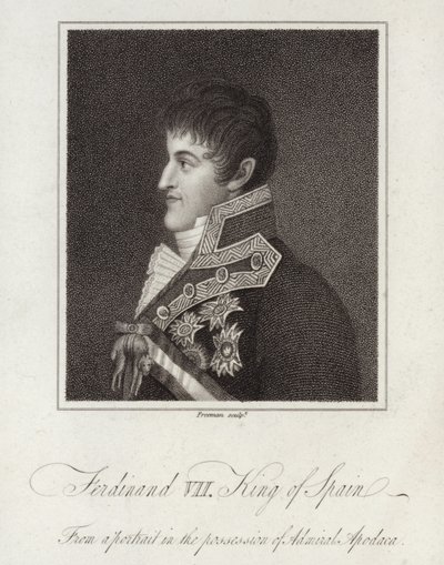 Ferdinand VII., König von Spanien von English School