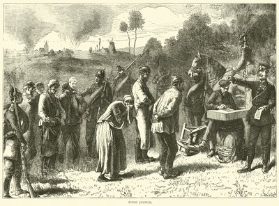 Feldjustiz, September 1870 von English School
