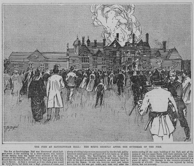 Brand in Sandringham, Norfolk von English School