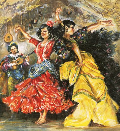 Flamenco-Tänzer von English School