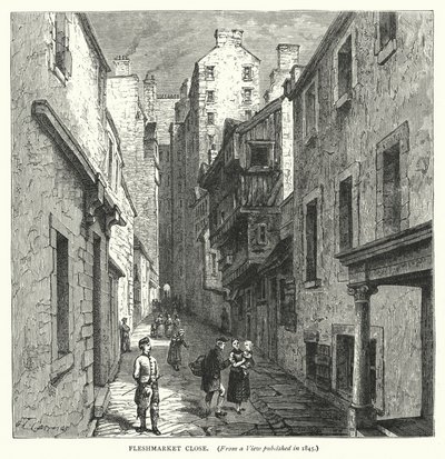 Fleshmarket Close (Stich) von English School