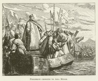 Friedrich überquert nach Kleinasien von English School