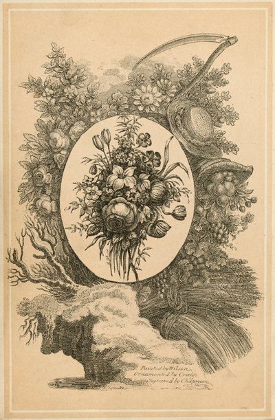Frontispiz für The New Family Herbal von Matthew Robinson von English School