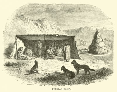 Feuerlandlager, Feuerland, 1890 von English School