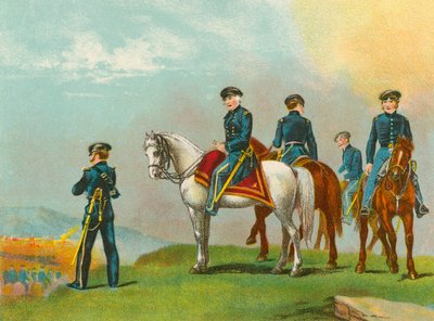 General Taylor in der Schlacht von Monterrey von English School