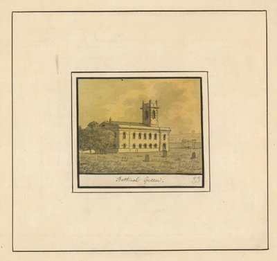 Gesamtansicht einer Kirche in Bethnal Green von English School