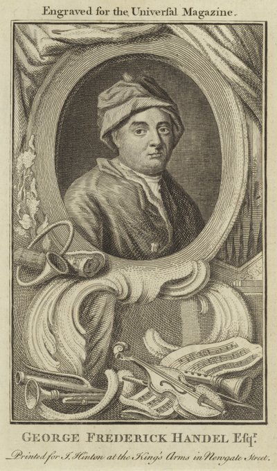 George Frederick Handel, Esquire von English School