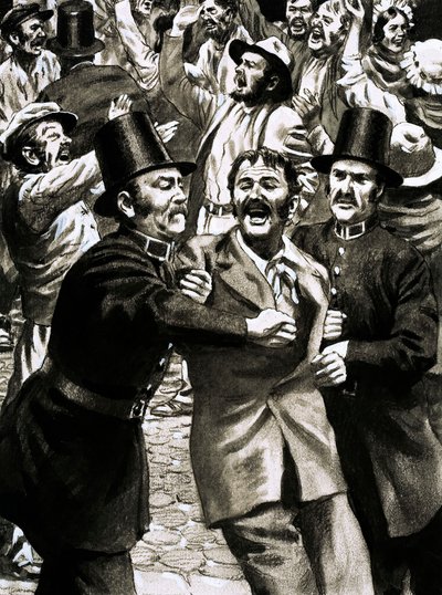 George Hudson stieg nach der Eröffnung eines Eisenbahndienstes zu Ruhm und Reichtum auf von English School