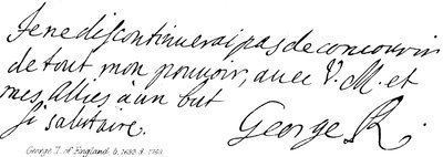 Georg II. von England, geb. 1683, gest. 1760 von English School