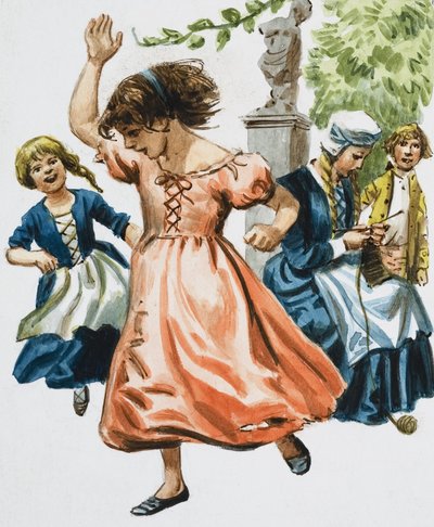 Mädchen tanzen von English School