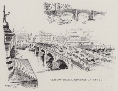 Glasgow-Brücke, wiedereröffnet am 24. Mai von English School