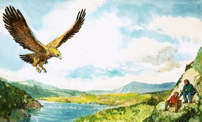 Steinadler von English School