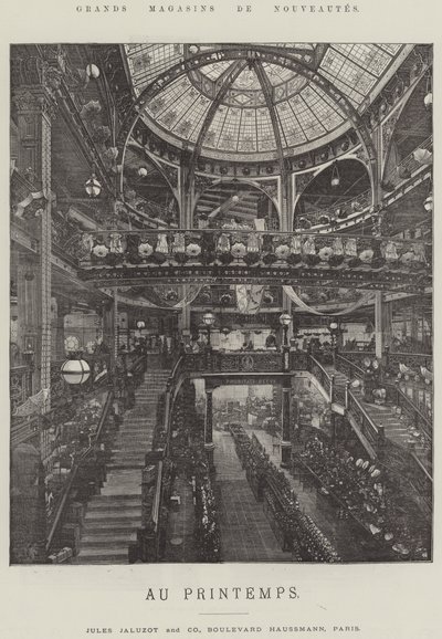 Grands Magasins de Nouveautés au Printemps von English School