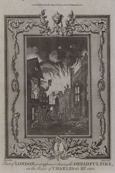 Großer Brand von London, 1666 von English School