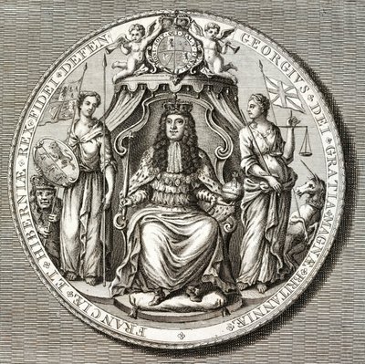 Großes Siegel von König Georg I. von English School