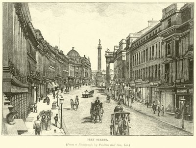 Graue Straße von English School