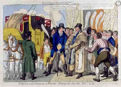 "Greys and Duns, or A Prime Bang Up for the Bit", veröffentlicht von Thomas Tegg von English School