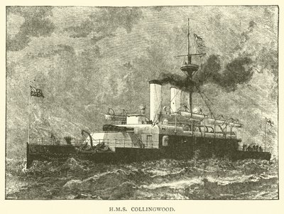 HMS Collingwood (Gravur) von English School