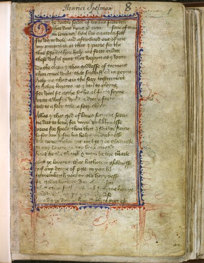 Troilus und Criseyde, von Geoffrey Chaucer von English School