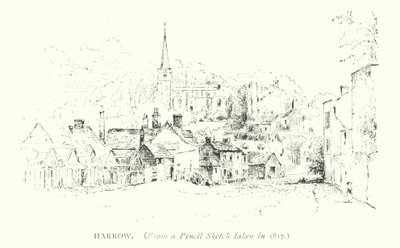 Harrow (Gravur) von English School