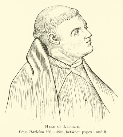 Kopf von Lydgate von English School