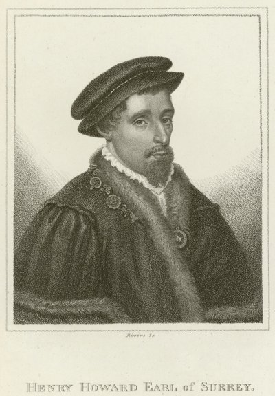 Henry Howard, Earl of Surrey (Gravur) von English School