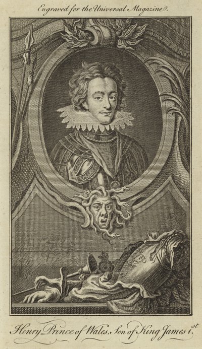Henry, Prinz von Wales, Sohn von König James I. von English School