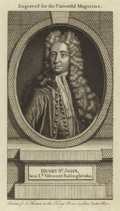 Henry St John, Später Lord Viscount Bolingbroke von English School