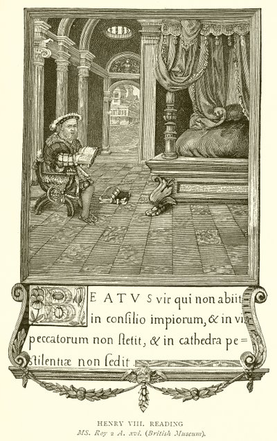 Heinrich VIII liest von English School