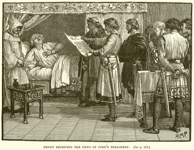 Heinrich erhält die Nachricht von Johns Verrat von English School