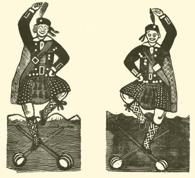 Highland-Tänzer von English School