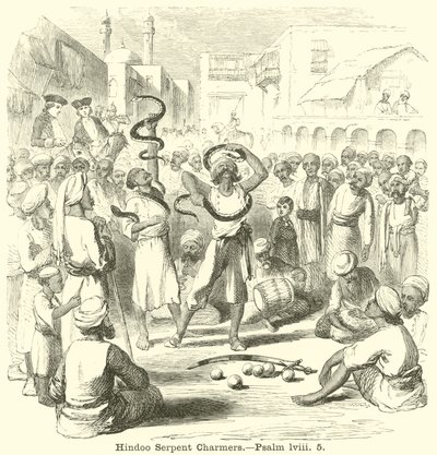 Hindoo-Schlangenbeschwörer von English School