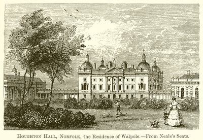 Houghton Hall, Norfolk, die Residenz von Walpole von English School