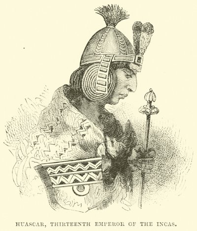 Huascar, dreizehnter Kaiser der Inkas von English School