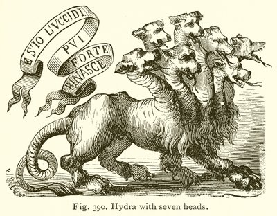 Hydra mit sieben Köpfen von English School