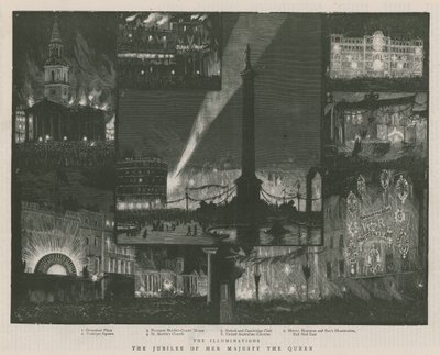 Illuminationen zum Jubiläum Ihrer Majestät der Königin von English School