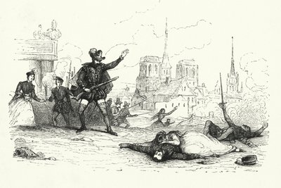 Illustration für Les Huguenots von Giacomo Meyerbeer von English School