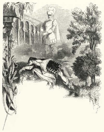 Illustration für Mozarts Oper Don Giovanni von English School