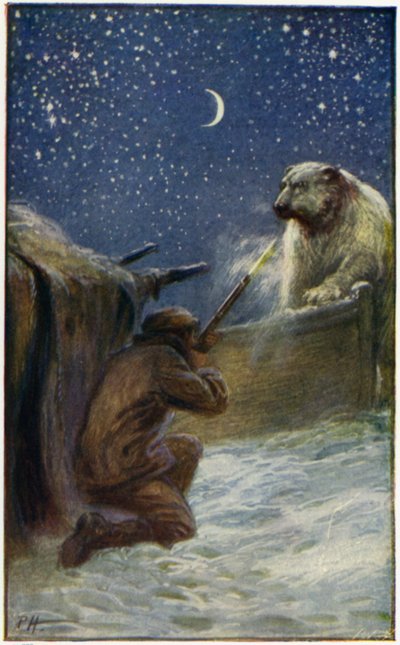 Illustration für Peter der Walfänger von William H. G. Kingston von English School